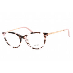 Prada Women's Eyeglasses - Pink Havana Plastic Rectangular Frame | 0PR 17WV ROJ1O1