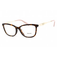 Prada Women's Eyeglasses - Tortoise Plastic Cat Eye Shape Frame | 0PR 02YVF 2AU1O1