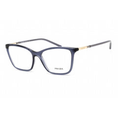 Prada Women's Eyeglasses - Transparent Blue Plastic Cat Eye Frame | 0PR 08WV 06M1O1