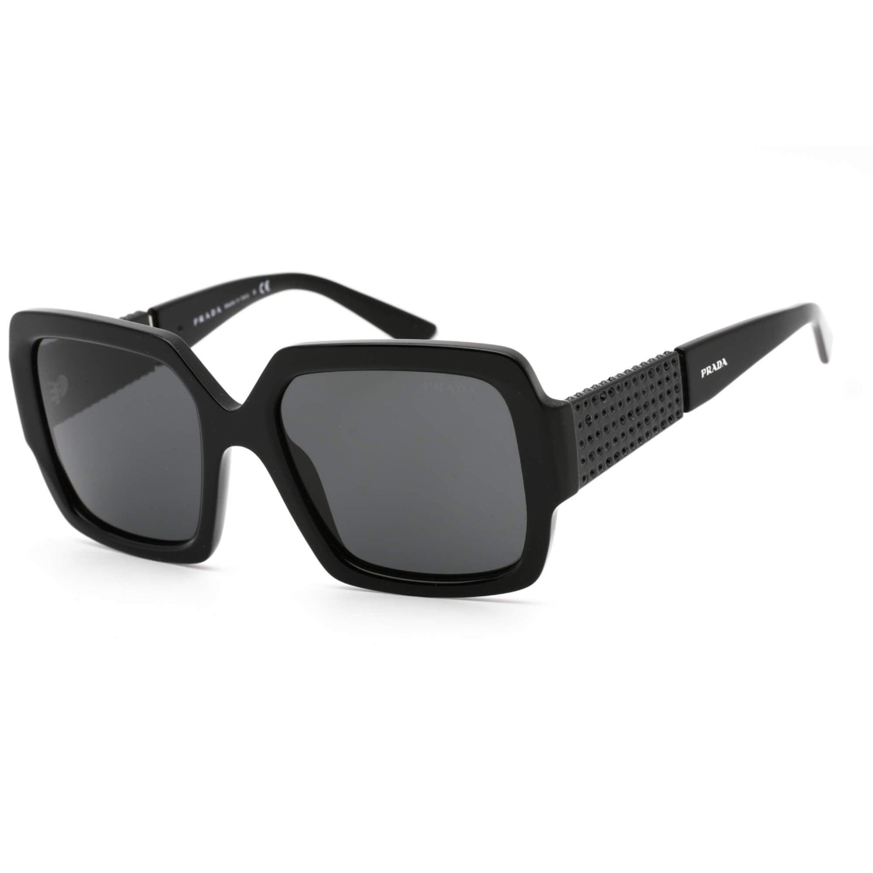 Prada Womens Black Frame Sunglasses with Gray Lenses Prada Women main image 2