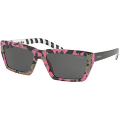 Prada Women's Sunglasses - Camouflage Pink Rectangular | PRADA 0PR 04VSF 4625S059