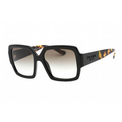 Prada Women's Sunglasses - Full Rim Black Plastic Butterfly Frame | 0PR 21XS 1AB0A7