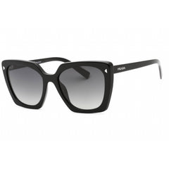 Prada Women's Sunglasses - Full Rim Black Plastic Butterfly Frame | 0PR 23ZS 1AB5W1