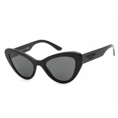 Prada Women's Sunglasses - Full Rim Black Plastic Cat Eye Frame | 0PR 13YS 1AB5S0
