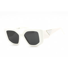 Prada Women's Sunglasses - Full Rim White Plastic Cat Eye Frame | 0PR 14ZS 1425S0