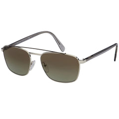 Prada Women's Sunglasses - Green Gradient Silver Tone Metal Frame | 61US-Y7B5O259