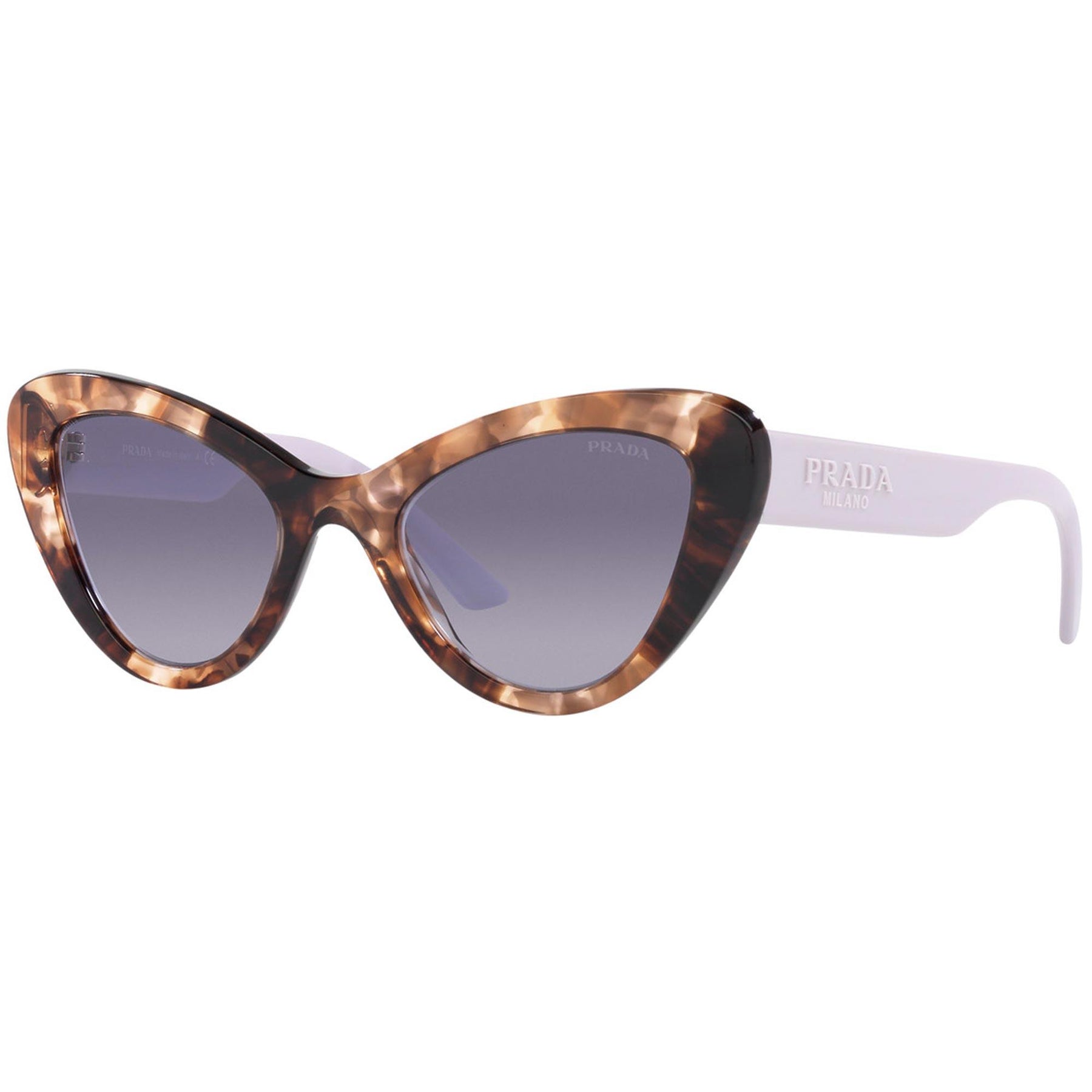 NWOT Prada – Cat Eye Gradient Lens Sunglasses – Silver Purple – OS Cat Eye Sunglasses Purple PRADA for Women for sale | eBay main image 3