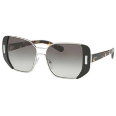 Prada Women's Sunglasses - Silver Black Rectangular Frame | PRADA 0PR 59SS 1AB0A754