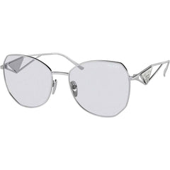 Prada Women's Sunglasses - Silver Metal Frame Gray Photochromic Lens | 57YS 1BC07D