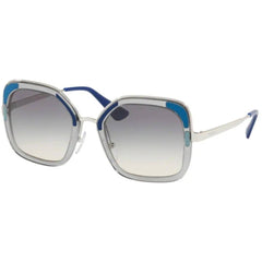 Prada Women's Sunglasses - Transparent Grey Butterfly Frame | PRADA 0PR 57US LMD13054
