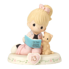 Precious Moments Growing in Grace Age Thirteen Porcelain Figurine
