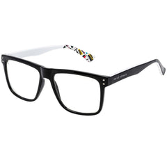 Prive Revaux Unisex Eyeglasses - Blue Light Lens Square | The Mentor-Caviar Black