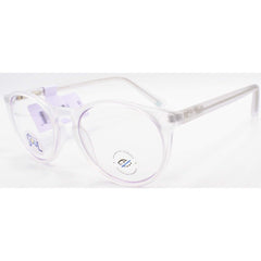 Prive Revaux Unisex Eyeglasses - Clear Round Full-Rim Frame | The Half Note Clear