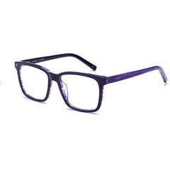 Prive Revaux Unisex Eyeglasses - Midnight Plum Plastic Frame | The MVP Purple / Black