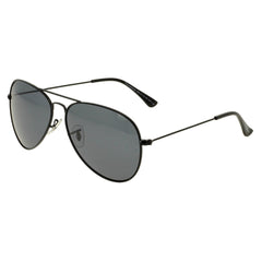 Prive Revaux Unisex Sunglasses - The Commando Grey Lenses | The Commando Caviar Black