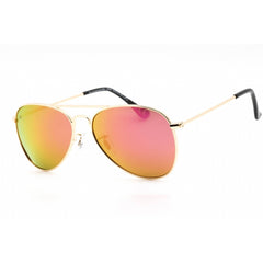 Prive Revaux Women's Sunglasses - Metal | The Commando Mini Champagne Gold/Pink Mirror