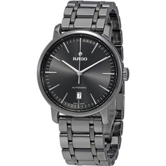 Rado Men's Automatic Watch - DiaMaster XL Dark Grey Dial Ceramic Bracelet | R14074112