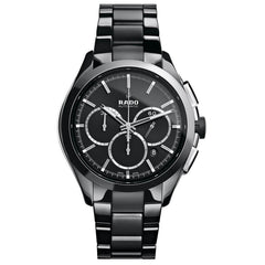 Rado Men's Chronograph Watch - HyperChrome Black Dial Bracelet | R32275152