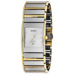 Rado Men's Diamond Watch - Integral Jubile Silver Tone & Yellow Gold Bracelet | R20793702