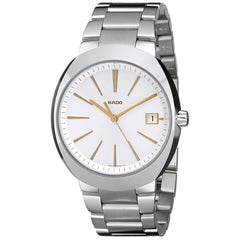 Rado Men's Quartz Watch - D-Star White Dial Silver Tone Bracelet | R15943123
