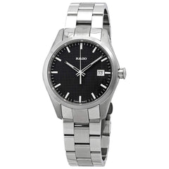 Rado Men's Quartz Watch - Hyperchrome Black Dial Silver Tone Bracelet | R32297163