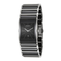 Rado R20784152 Men's Bracelet Watch - Integral Black Ceramic & Silver Steel | R20784152