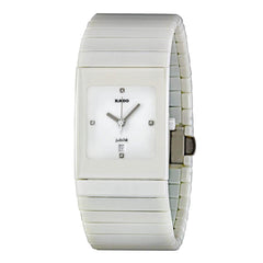 Rado R21711702 Women's Diamond Watch - Ceramica Jubile White Dial Diamond | R21711702
