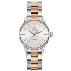 Rado Women's Automatic Watch - Coupole Classic White Dial Two Tone Bracelet | R22862022