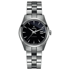 Rado Women's Automatic Watch - HyperChrome Black Dial Silver Tone Bracelet | R32091163