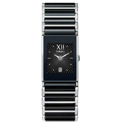 Rado Women's Quartz Watch - Integral Black and Silver Tone Bracelet | R20785172