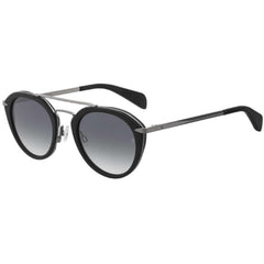 Rag and Bone Women's Sunglasses - Black Round Frame | RAG AND BONE RNB1017/S 0807/9O