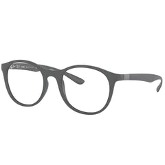 Ray Ban Men's Eyeglasses - Grey Plastic Frame Round | 7166 5521 53