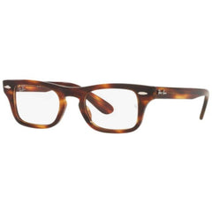 Ray-Ban Men's Eyeglasses - Junior Burbank Striped Havana Frame | 0RY9083V 3888