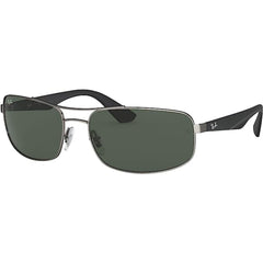 Ray-Ban Men's Sunglasses - Green Lens Gunmetal Metal Frame | RAY BAN 0RB3527 029/71
