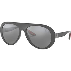 Ray-Ban Men's Sunglasses - Grey Mirror Silver Lens Frame | RAY BAN 0RB4310M F6266G