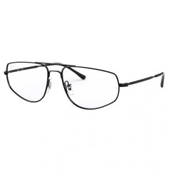Ray-Ban Unisex Eyeglasses - Black Aviator Full-Rim Metal Frame | RAY BAN 0RX6455 2509
