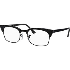 Ray-Ban Unisex Eyeglasses - Black Wrinkle Plastic Frame, 52 mm | RAY BAN 0RX3916V 8049
