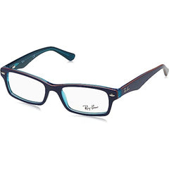 Ray-Ban Unisex Eyeglasses - Blue Lt Blue Rectangular Frame | RAYBAN 0RX1530 3587