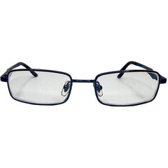 Ray Ban Unisex Eyeglasses - Full Rim Blue Metal Rectangular | RAYBAN 0RB1023 4000