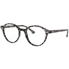Ray Ban Unisex Eyeglasses - Grey Havana Plastic Round Frame | RAY BAN 0RX7118 8066