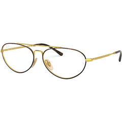 Ray-Ban Unisex Eyeglasses - Havana On Arista Frame, 56 mm | RAY BAN 0RX6454 2945