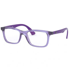 Ray-Ban Unisex Eyeglasses - Opal Matte Blue Rectangular Full-Rim Frame | 0RY1562 3688