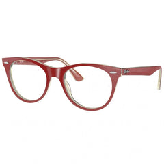 Ray-Ban Unisex Eyeglasses - Red Cat Eye Full-Rim Frame | RAY BAN 0RX2185V 5987