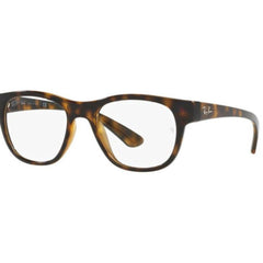 Ray-Ban Unisex Eyeglasses - Shiny Havana Square Full-Rim Nylon Frame | 0RX7191 2012