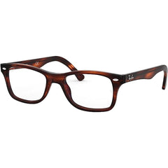 Ray-Ban Unisex Eyeglasses - Stripe Havana Rectangular Frame | RAY BAN 0RX5228F 2144