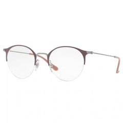Ray-Ban Unisex Eyeglasses - Turtledove On Gunmetal Round Frame | RAY BAN 0RX3578V 2907
