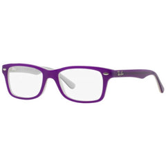 Ray-Ban Unisex Eyeglasses - Violet Grey Square Full-Rim Frame | RAYBAN 0RB1531 3591
