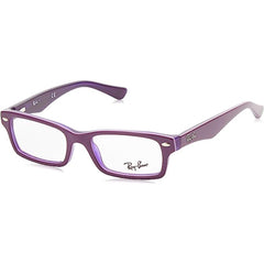 Ray-Ban Unisex Eyeglasses - Violet Rectangular Full-Rim Frame | RAYBAN 0RX1530 3589