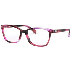 Ray Ban Women's Eyeglasses - Striped Violet Plastic Cat Eye | RAY BAN 0RX5362 8069