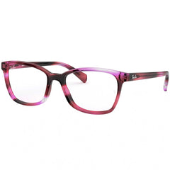Ray-Ban Women's Eyeglasses - Striped Violet Square Frame | RAY BAN 0RX5362 8069